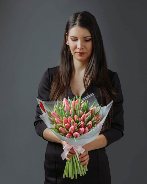 Buchet Lalele Roz [2]