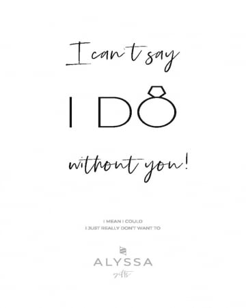 Adauga cadou - Felicitare "For Bridesmaid"