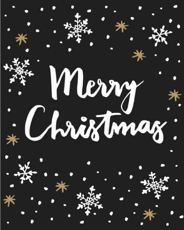 Adauga cadou - Felicitare "Merry Christmas"