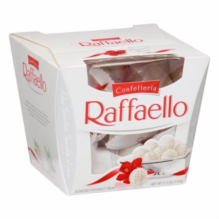 Adauga cadou - Cutie Bomboane Raffaello 150g
