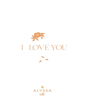 Adauga cadou - Felicitare "I Love You"