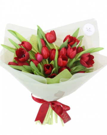 1-8 Martie - Buchet Lalele Rosii