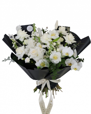 Funerar - Buchet Mix de Flori "Ying Y Yang"