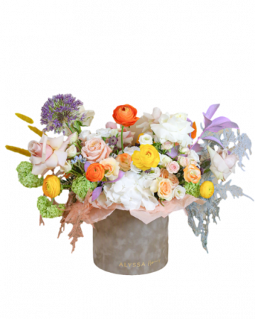 Aranjamente Florale - Cutie Mix de Flori "Spring"