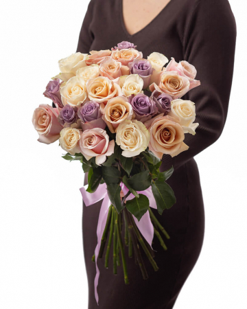 Buchet 25 Trandafiri Surpriza [1]