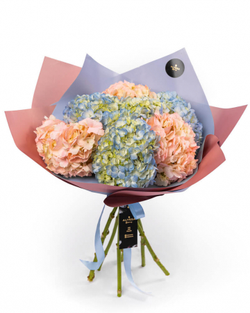 Buchete Mono - Buchet 7 fire Mix Hortensie