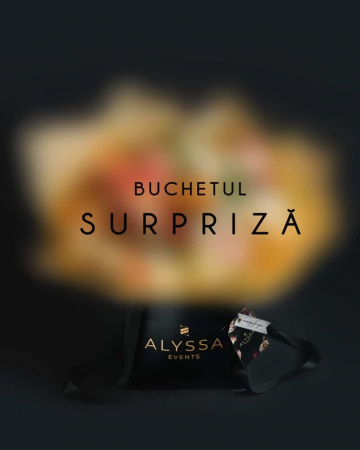 Buchete in cutie de transport - Buchet Mix de Flori "Surprise"