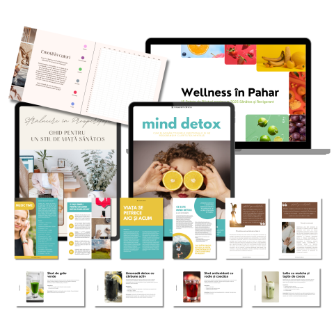 Produse Digitale - Mood Tracker & 3 Ghiduri Wellness PDF – Echilibru și claritate
