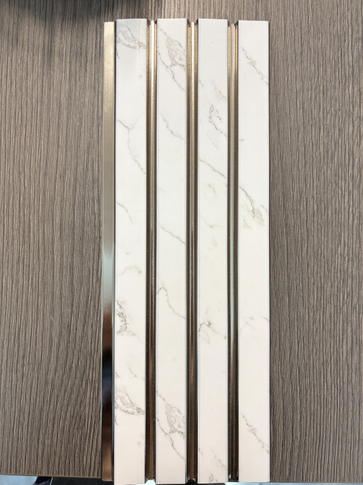 Set 2 panouri decorative, riflaj, polimer rigid,270x12x1cm, argintiu - Copie [3]