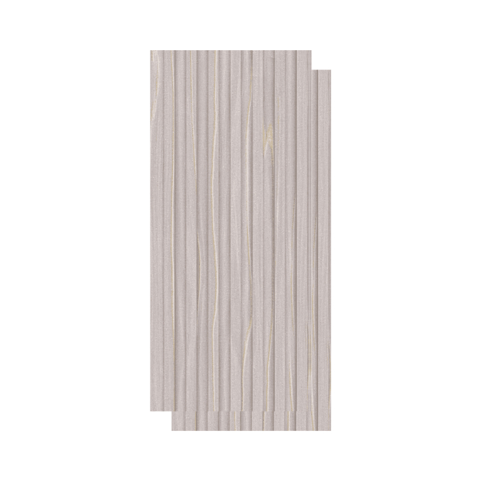 Set 2 panouri decorative,riflaj,wpc,260x15x 0.8 cm, gri [1]