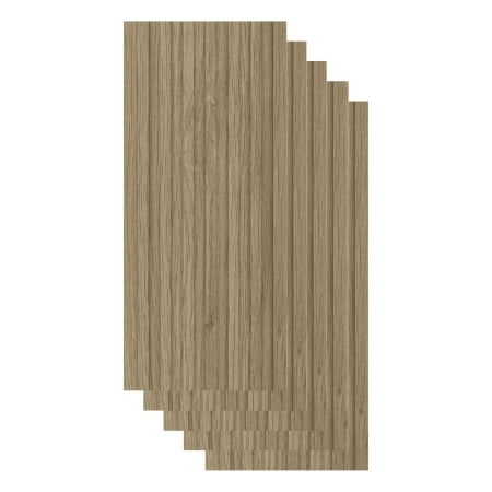 Riflaje WPC - Set 5 panouri decorative,riflaj,wpc,260x15x 0.8 cm, lemn