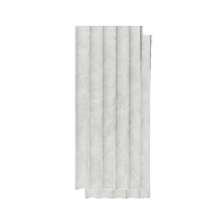 Riflaje & Panouri riflate - Set 2 panouri decorative,riflaj,polimer rigid 260x15x1.2 cm, alb