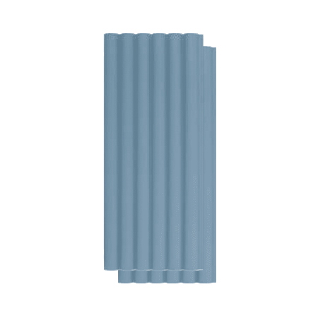 Riflaje & Panouri riflate - Set 2 panouri decorative,riflaj,polimer rigid,260x15x1.2 cm, bleu