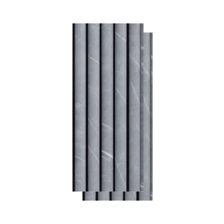 Riflaje & Panouri riflate - Set 2 panouri decorative,riflaj,polimer rigid 260x15x1.2 cm, gri