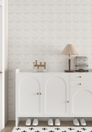 Set 2 panouri decorative,riflaj,polimer rigid,260x30x0.5cm, alb model [1]