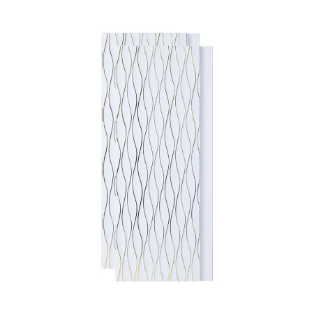 Riflaje & Panouri riflate - Set 2 panouri decorative, riflaj, polimer rigid,  270x12x1.2cm, alb