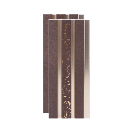 Riflaje & Panouri riflate - Set 2 panouri decorative, riflaj, polimer rigid,270x12x1.2cm, maro