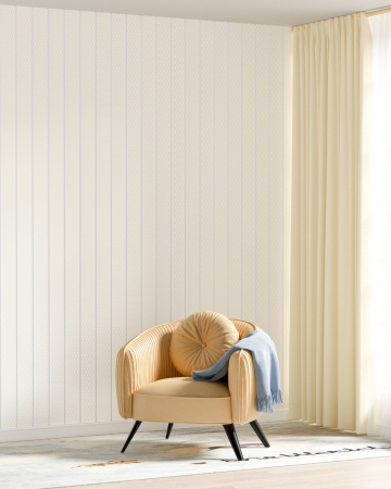 Set 2 panouri decorative, riflaj, polimer rigid,  270x12x1.2cm, alb [1]