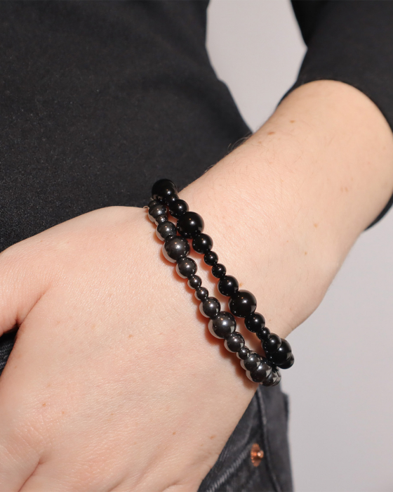 Bratara Midnight Hematit [2]