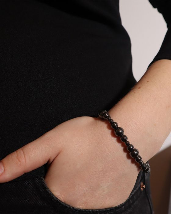 Bratara Midnight Hematit [3]