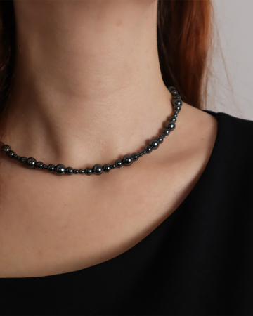 Colier Midnight Hematit [1]