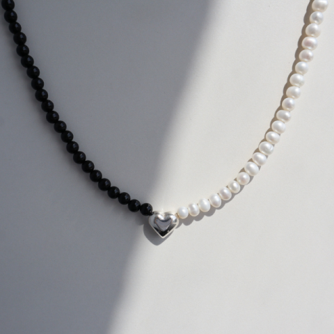 Colier Heart on Pearls [2]