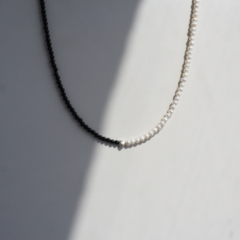 Colier Heart on Onix [2]