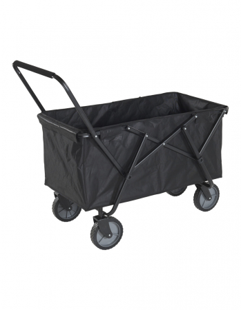 Camping - Cărucior „Wecamp Compact” | Negru | 120 L. | Max 50 kg.