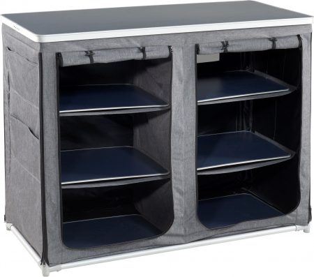 Mobilier Bucatarie Camping - Dulap pliabil "Wecamp Modus" Gri - Dublu