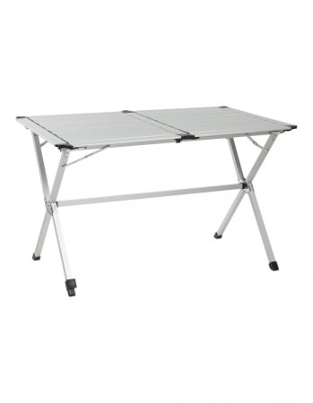 Mese plinate Camping - Masa din sipci din aluminiu Wecamp 110 x 70 cm.