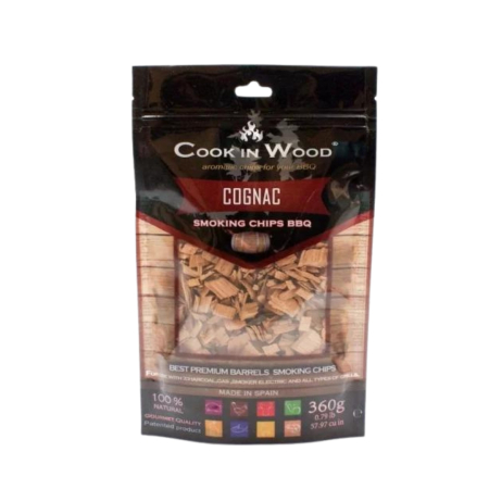 Cook In Wood - Așchii de stejar pentru afumare COOK IN WOOD – 360 g, disponibile în 6 arome premium