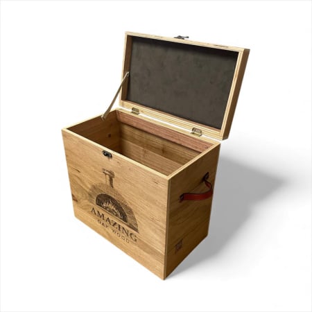 Produse - Cutie din stejar pentru lemne – Amazing Oak Wood