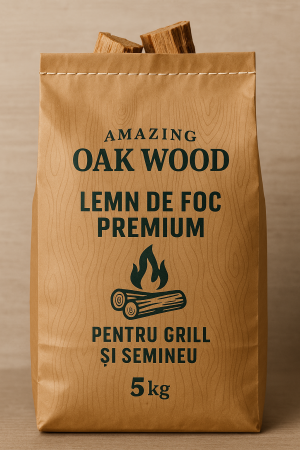 Produse - Lemn de foc premium stejar grill și șemineu – Amazing Oak Wood 5 kg