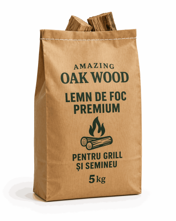 Produse - Lemn de foc premium stejar grill și șemineu – Amazing Oak Wood 5 kg
