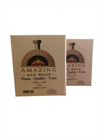 Produse - Lemn de foc pentru cuptor pizza (5 Inch / 13 cm), 5 kg, Uscat, x2 Cutii