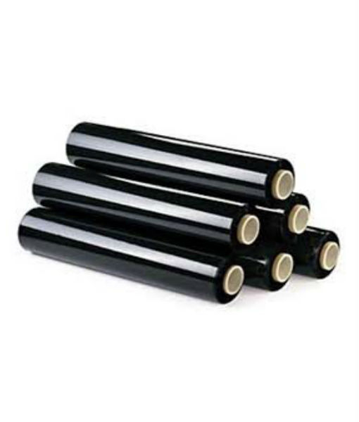 6 buc Folie Stretch manual NEGRU - 3 kg / rola 500 mm , 23 my - 6 buc [2]