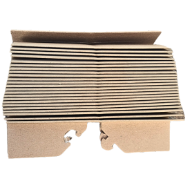 25 buc - Coltar carton profil R 45x45x2.5x210 mm [3]