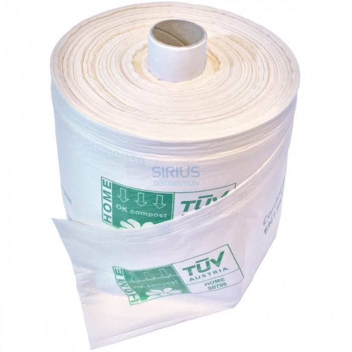 250 Pungi Biodegradabile legume fructe fara maner 4-5 kg - verde deschis [3]