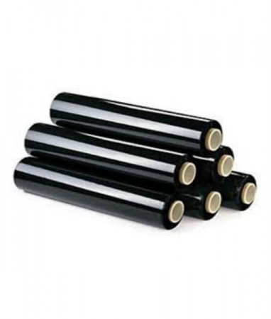 6 buc Folie Stretch manual NEGRU - 3 kg / rola 500 mm , 23 my - 6 buc [1]