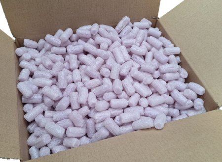 Carton + Cutii - 120 L fulgi ALB amidon cutie