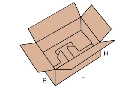 Cutie Arhivare - 25 buc Cutie carton NATUR 225 x 150 x 100 mm