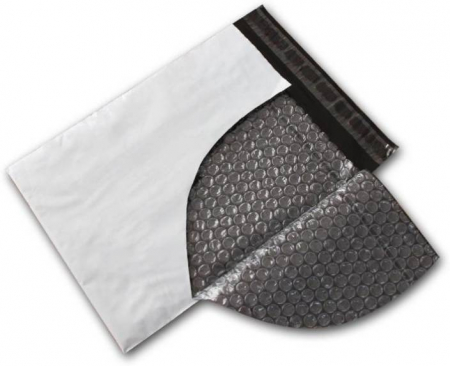 Oferte Lichidari - 50 buc Pungi plic GRI - ANTISOC cu bule PLASTIC - 190 x 230 + 50 (A5) mm cu banda adeziva permanenta