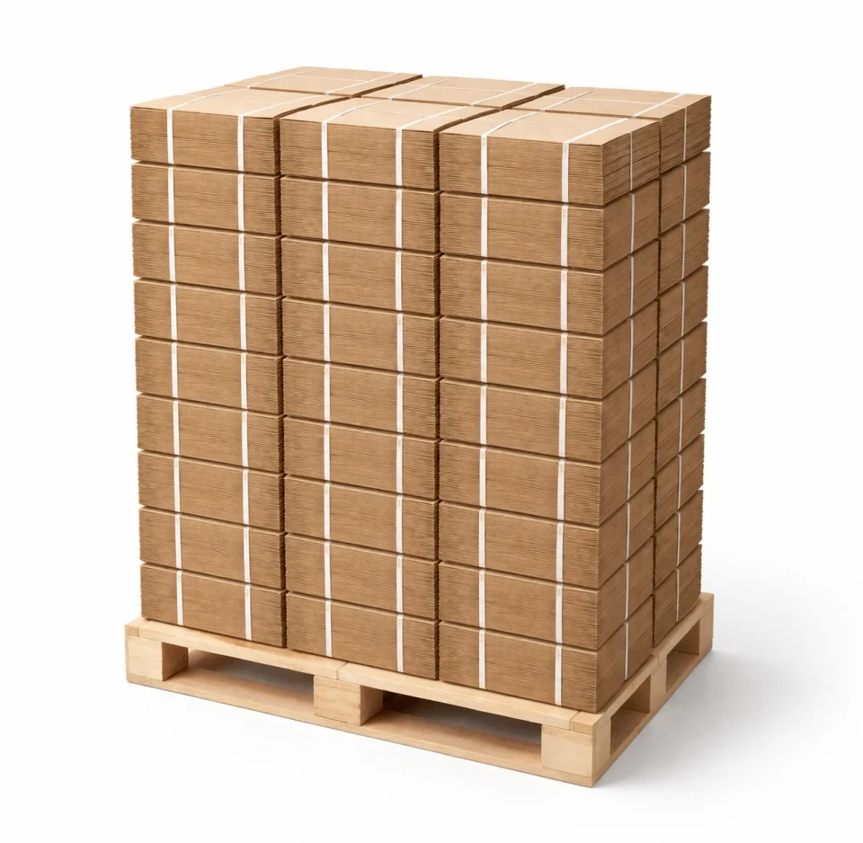 Cutii carton - 600 buc Cutie carton Natur 395 x 340 x 103 mm