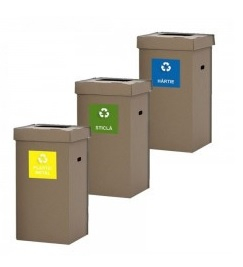 Accesorii - Set 5 buc - Cos gunoi carton CO3, volum 108L fiecare