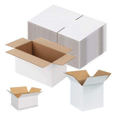 Cutii - Cutii carton alb autoformare