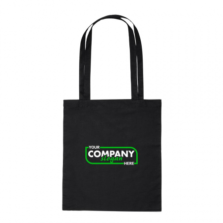 Sacoșe bumbac - Sacosă bumbac neagră personalizată