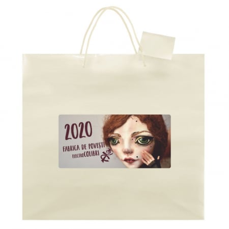 Sacoșe carton plastifiat - Sacoșă plastifiată personalizată- 40x36x11 cm