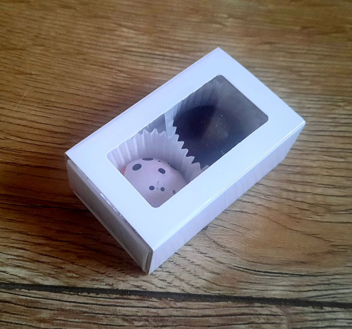 Cutie 2 praline 70x40x25mm, alb lucios [6]