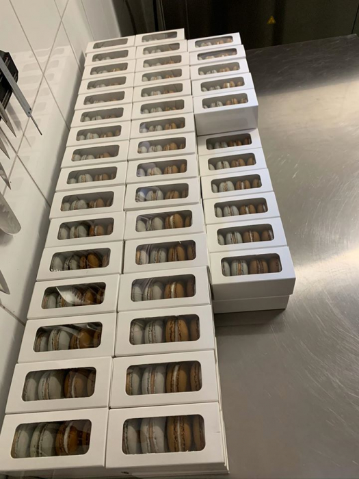 CUTIE 3-4 MACARONS, 11X5X4.5 CM, CU SERTAR, COD MAC1-ALB, SET 5 BUC [4]