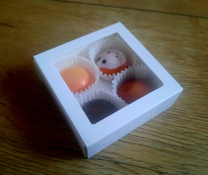 Cutie 4 praline, 72x72x25mm, alb [6]
